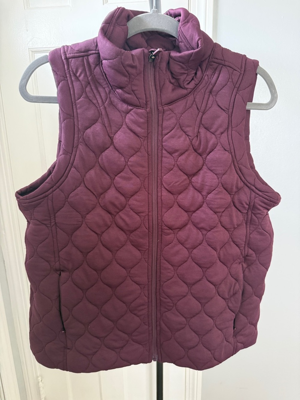 Kirkland Signature Quilted Vest in Plum